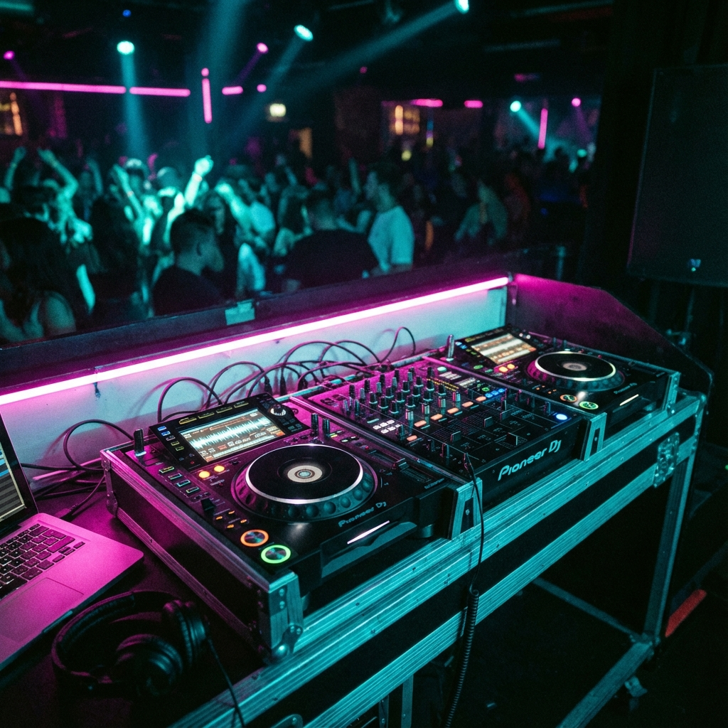 Illuminated Beats Mobile Disco - Professional DJ equipment and lighting setup